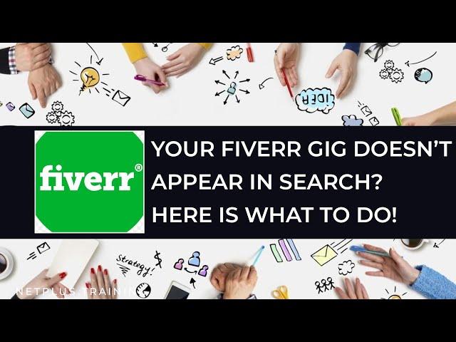 Get Your Fiverr Gigs to Appear in Search Results