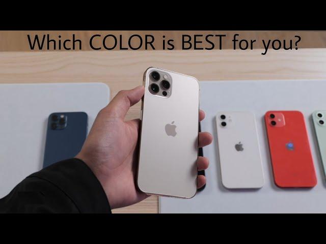 iPhone 12 Pro All Colors Unboxing & Hands On | Gold,Pacific Blue,Silver,Graphite | Color Comparision