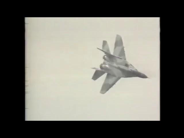 Крушение истребителя МИГ-29 в Ле-бурже 8 июня 1989