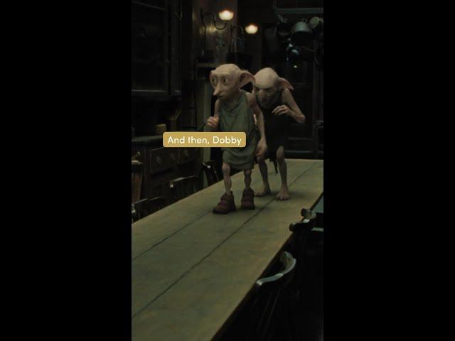 Dobby and Kreacher catch Mundungus #HarryPotter #Dobby