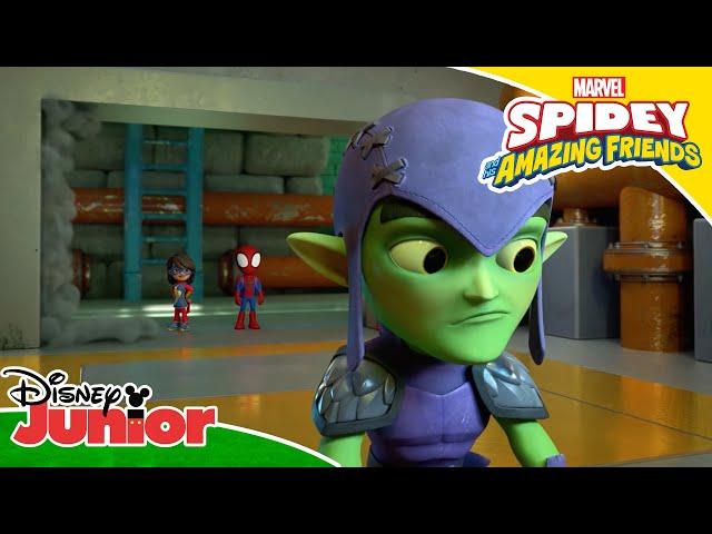 Gobby Gets Flushed  | Spidey and His Amazing Friends ️ | Disney Junior Arabia