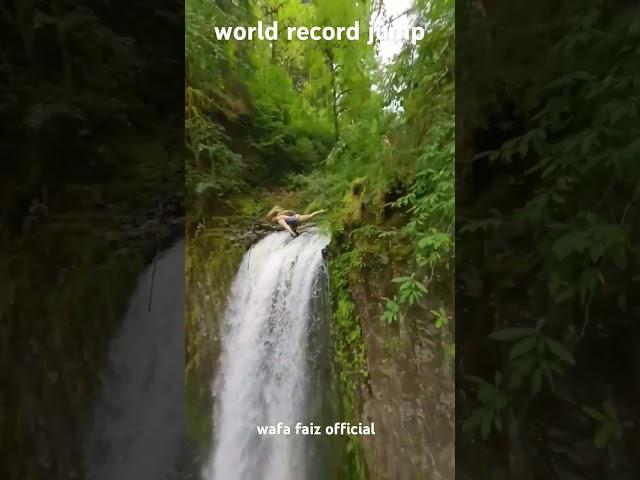 world record jump. #waterfall #nature #drone #fpvlove #fpvtv #travel #adventure