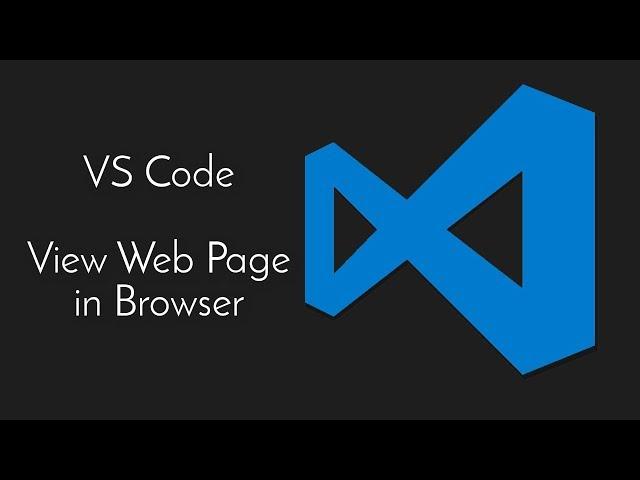 VSCode Open in Browser