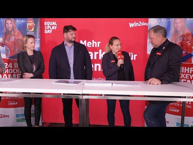 win2day Austrian Women's Hockey League: Neugründung der Damen Eishockey Liga (Pressekonferenz 2024)