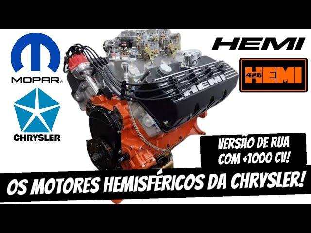 OS INCRÍVEIS MOTORES HEMISFÉRICOS (HEMI) DA CHRYSLER!