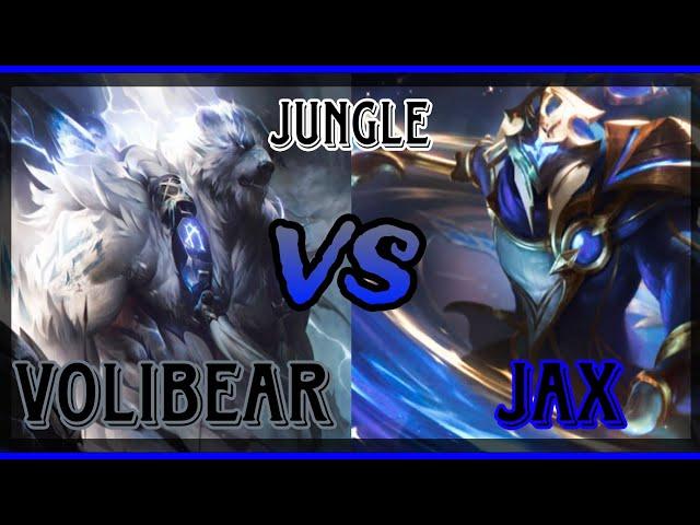 Wild Rift Jax Top 1 vs Volibear Jungle Gameplay Seasson 13