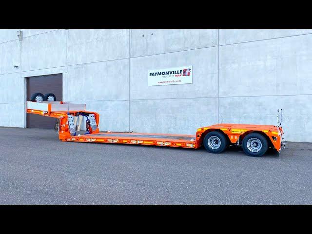 Faymonville - MegaMAX extendable low loader w/ 2 steered axles and possible width extension