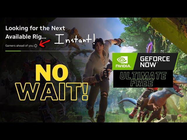 *NEW* MAY 2024 How to Skip the GeForce Now Wait time