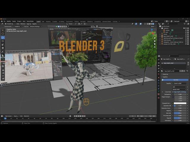 Videoguida - Importare Immagini e Video come Piani in Blender, JPG e PNG Senza Sfondo, Logo, Grafica