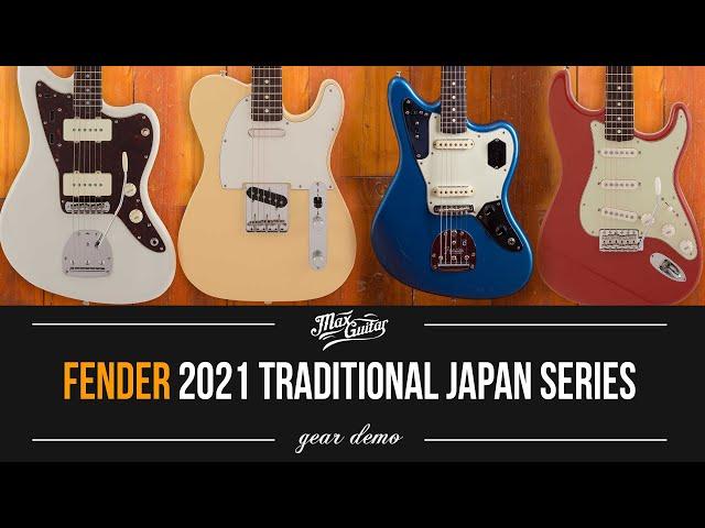 The 2021 Fender Traditional Series Made in Japan guitars! The Strat, Tele, Jazzmaster AND Jaguar!