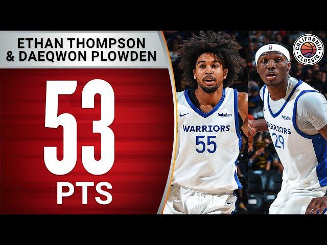 Ethan Thompson (27 PTS) & Daeqwon Plowden (26 PTS) GO OFF For Golden State!