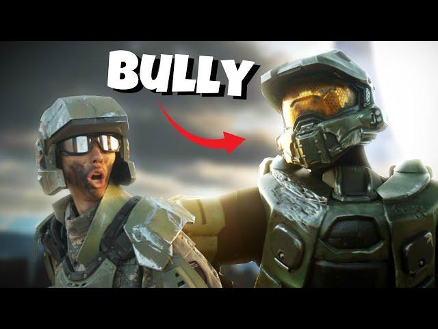 Master Chief Bullies Marine