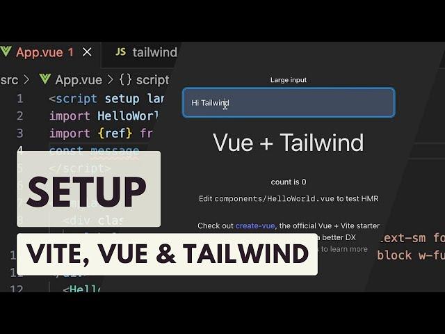 HowTo: Setup Vite, Vue and Tailwind.