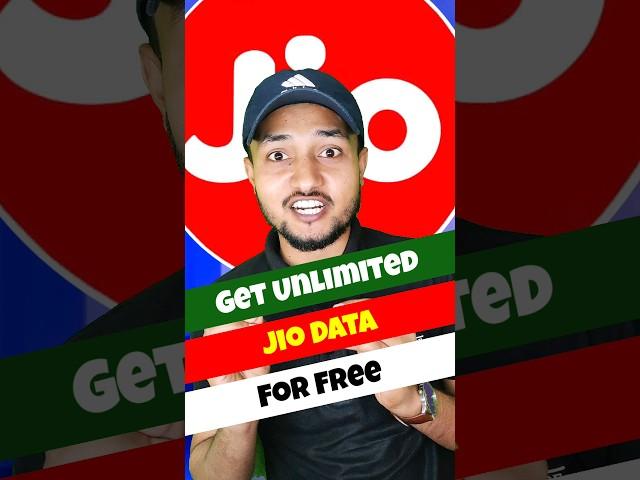 Get Unlimited Jio Data Free #shorts