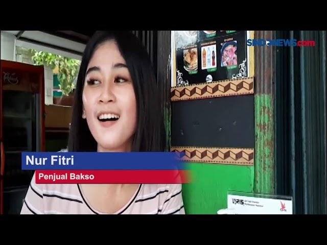 Viral Video Perempuan Cantik Jualan Bakso di Bogor