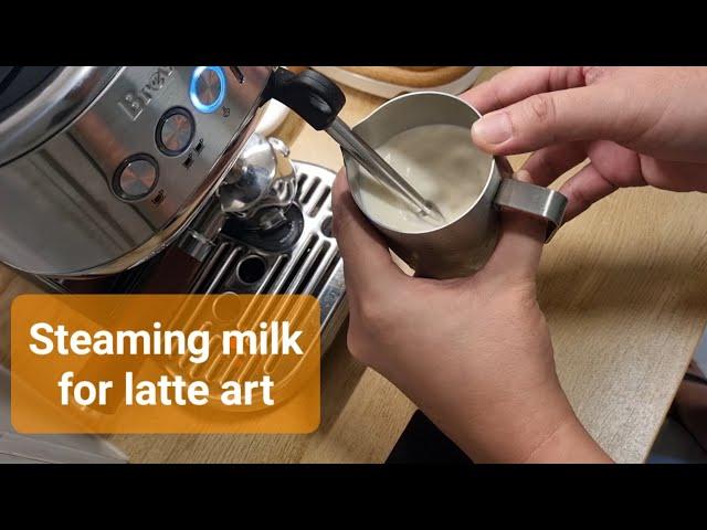 Bambino Plus: How to steam your milk to create a microfoam ideal for latte art (full video/unedited)