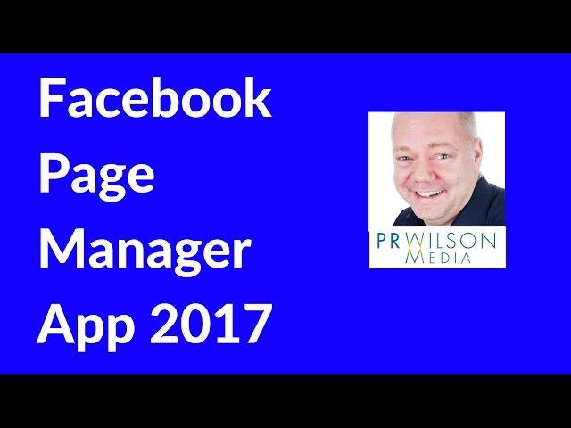 How to use Facebook pages manager 2017