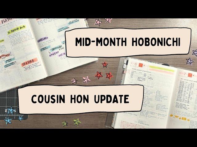 how i'm using my hobonichi for (almost) everything  // mid-month hobonichi cousin HON update