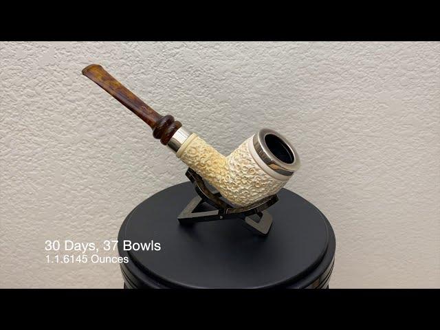 Time-Lapse of IMP Meerschaum Rusticated Billiard (One Month)