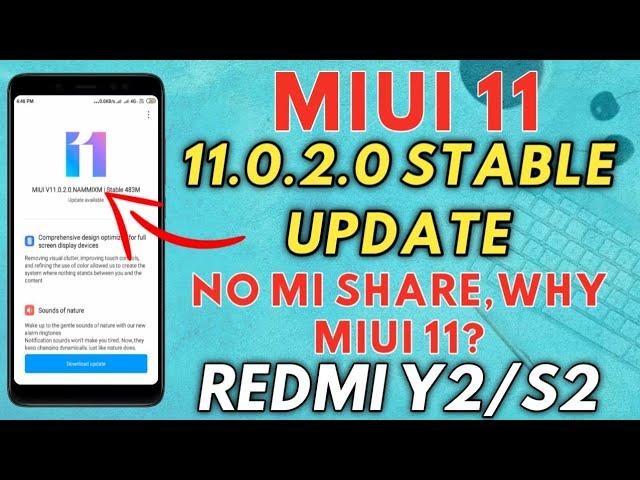 MIUI 11.0.2.0 Global Stable Update Rolling Out | Redmi Y2/S2 | Download Link Updated | MIUI 11