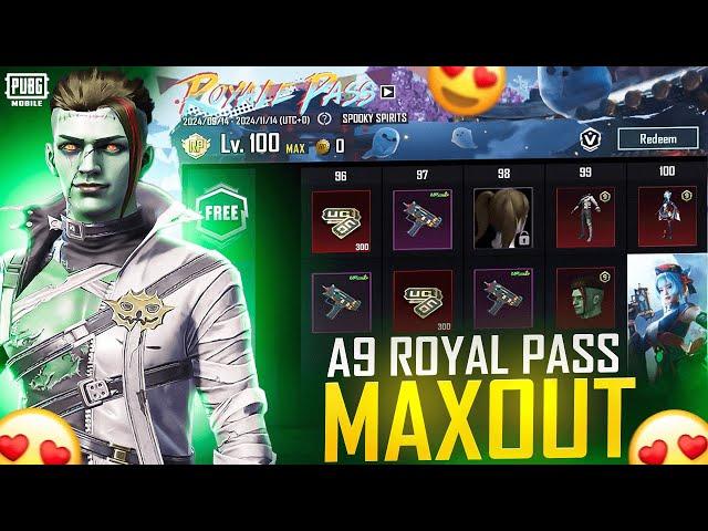 NEW A9 ROYAL PASS WITH FREE UPGRADE GUN AND MATERIALS