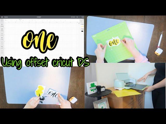 CRICUT Design Space Offset TUTORIAL          (How to make a shadow layer decal and cut it out!)