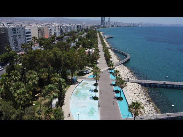 Limassol Molos 2022. Drone flight