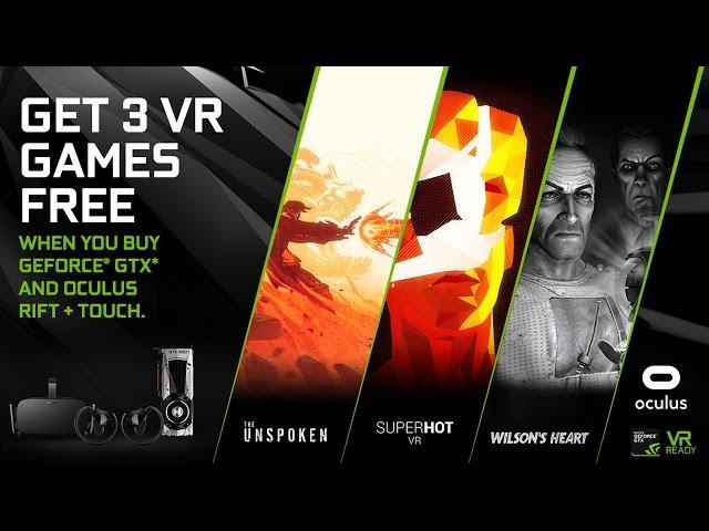 NVIDIA GeForce GTX Oculus Bundle: Official Launch Trailer