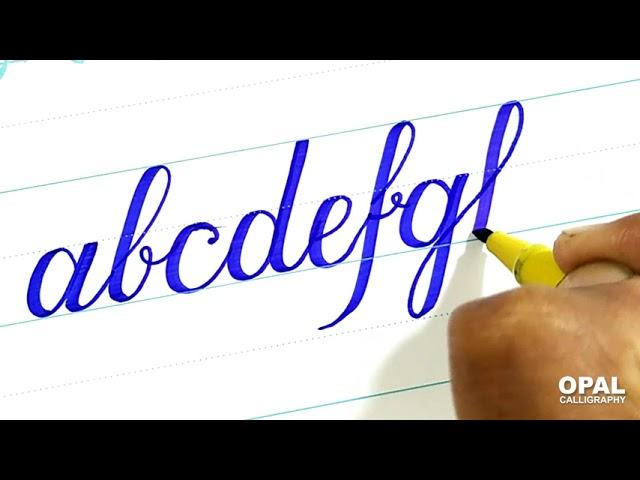 Easy to learn English calligraphy with cut marker 605