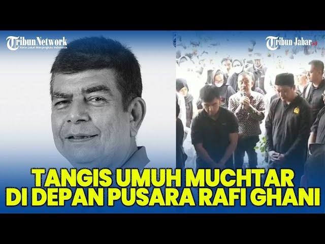 TANGIS SESEGUKAN Umuh Muchtar Bos Persib Dokter Tim Rafi Ghani Dimakamkan, Glen Sugita Tak Hadir