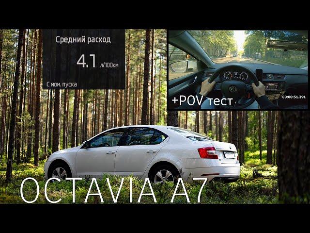 Обзор Skoda Octavia A7 1.6 + POV тест