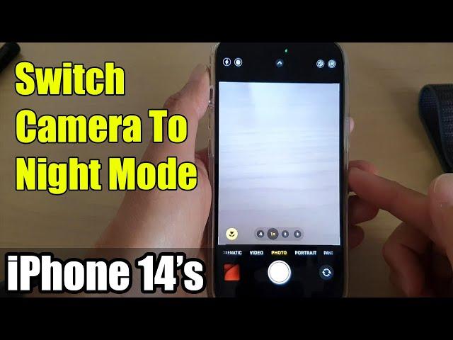 iPhone 14's/14 Pro Max: How to Switch Camera To Night Mode & Capture A Photo In The Dark