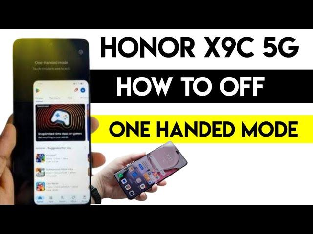 HONOR X9C One-Handed Mode: Disable It Now! #honorx9c