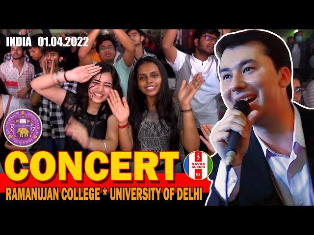 CONCERT HAVAS guruhi in RAMANUJAN COLLEGE / UNIVERSITY OF DELHI. India 01.04.2022.