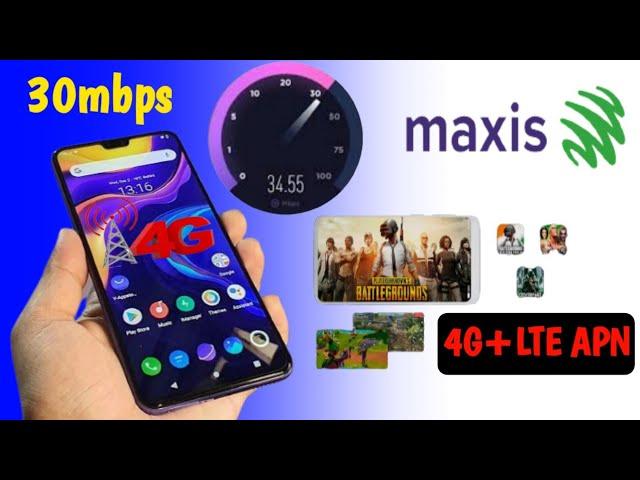 maxis apn setting 2022, for fast internet