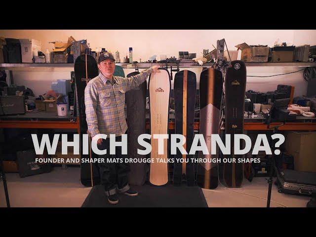 Which Stranda snowboard should you choose? How to find the best snowboard for you.