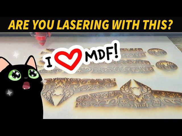 Why MDF is the Best Material for Laser Cutting and Engraving