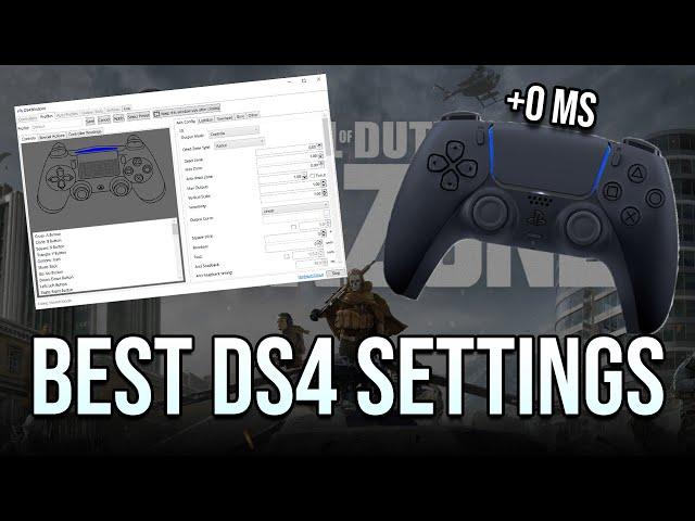 BEST DS4 SETTINGS FOR WARZONE (0 Input Delay)