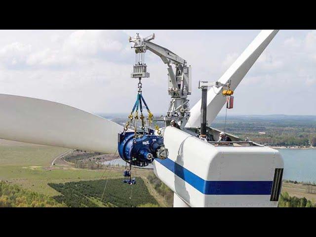 Construction, Installation of a Wind Turbine - Amazing Construction Process