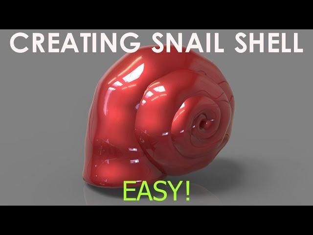 Modeling a Snail Shell - 3ds max tutorial