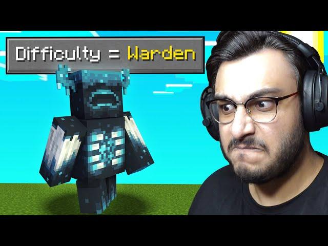 MOST DIFFICULT MINECRAFT BOSS EVER WARDEN (NEW UPDATE) | RAWKNEE