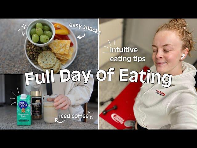 What a Lazy Dietitian Eats in a Day (*easy meal ideas!*)