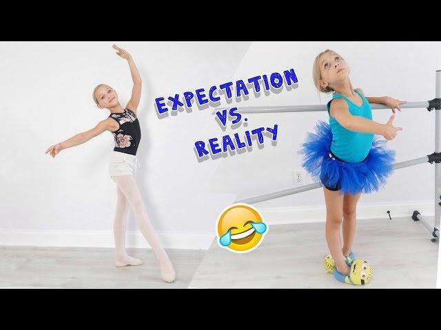 Expectation vs. Reality: First Day of Dance School EVER | Lilly K | Funny