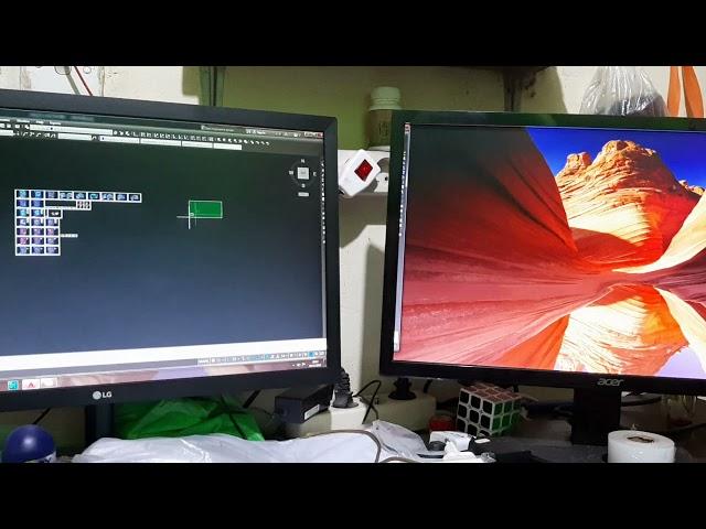 Autocad Menggunakan 2 Monitor
