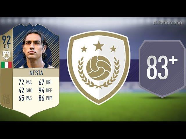 FIFA 18 Alessandro Nesta 92 Prime Icon SBC 83+ Squad No Loyalty