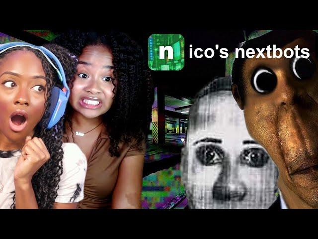 ROBLOX NEXTBOT with my SISTER is TERRIFYING!!