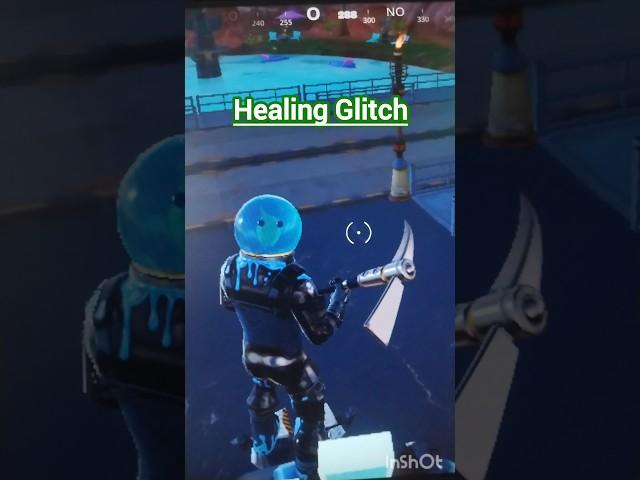 Healing glitch on fortnite #fortnite #fortniteglitch #shorts