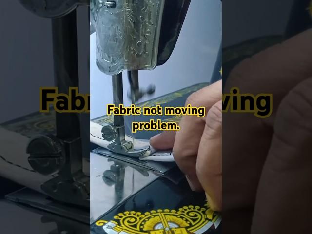 Fabric not moving problem. #sewing #sewingtipsandtricks #sewingmachine #household #tipsandtrick