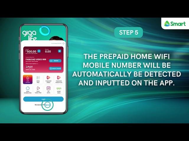 How to Enroll the Prepaid Home Wifi on the GigaLife App