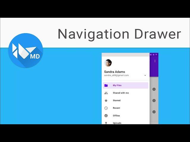 Kivy Tutorial 12 - Navigation Drawer  | KivyMD